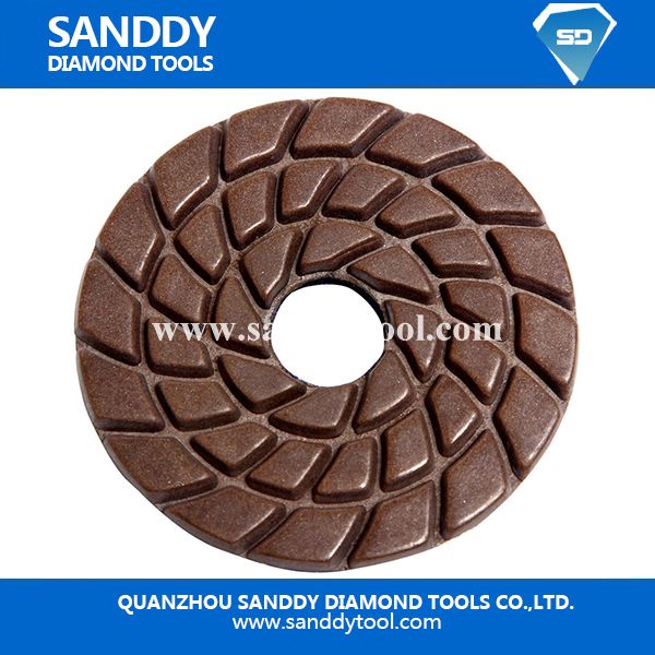 Diamond Concrete Floor Polishing Pads Spiral Shape1