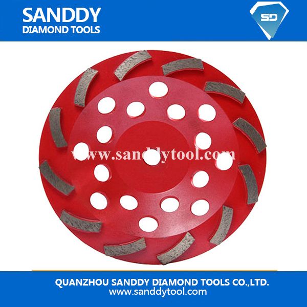 Swirling Turbo Type Diamond Wheel For Concrete