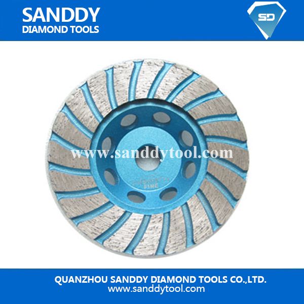 Iron Turbo Diamond Cup Wheel For Granite