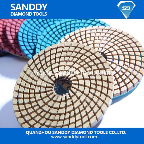 Colorful Diamond Wet Polishing Pads