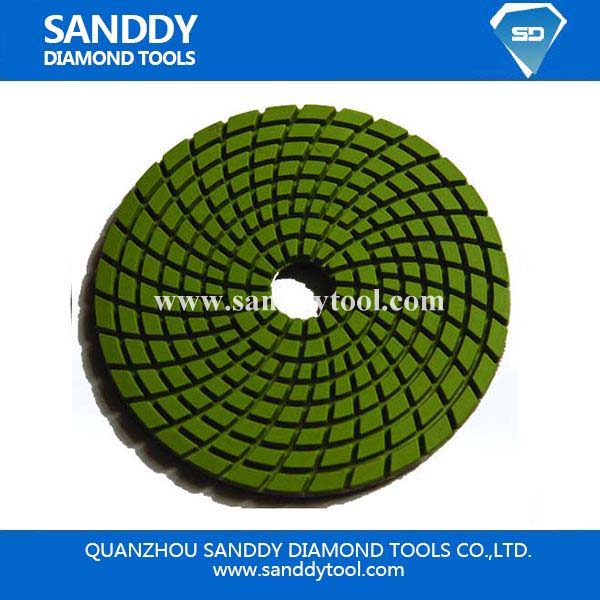 Spiral Shape Diamond Wet Polishing Pads